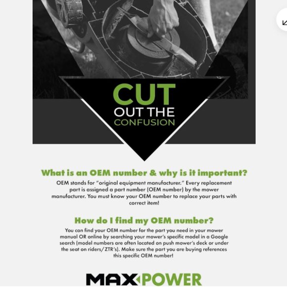 21-Inch Universal Gold Metal Comercial Mulching Lawn Mower Blade 331981B - Picture 8 of 12